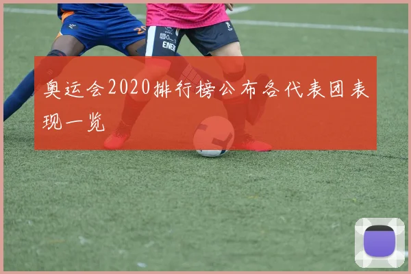 奥运会2020排行榜公布各代表团表现一览
